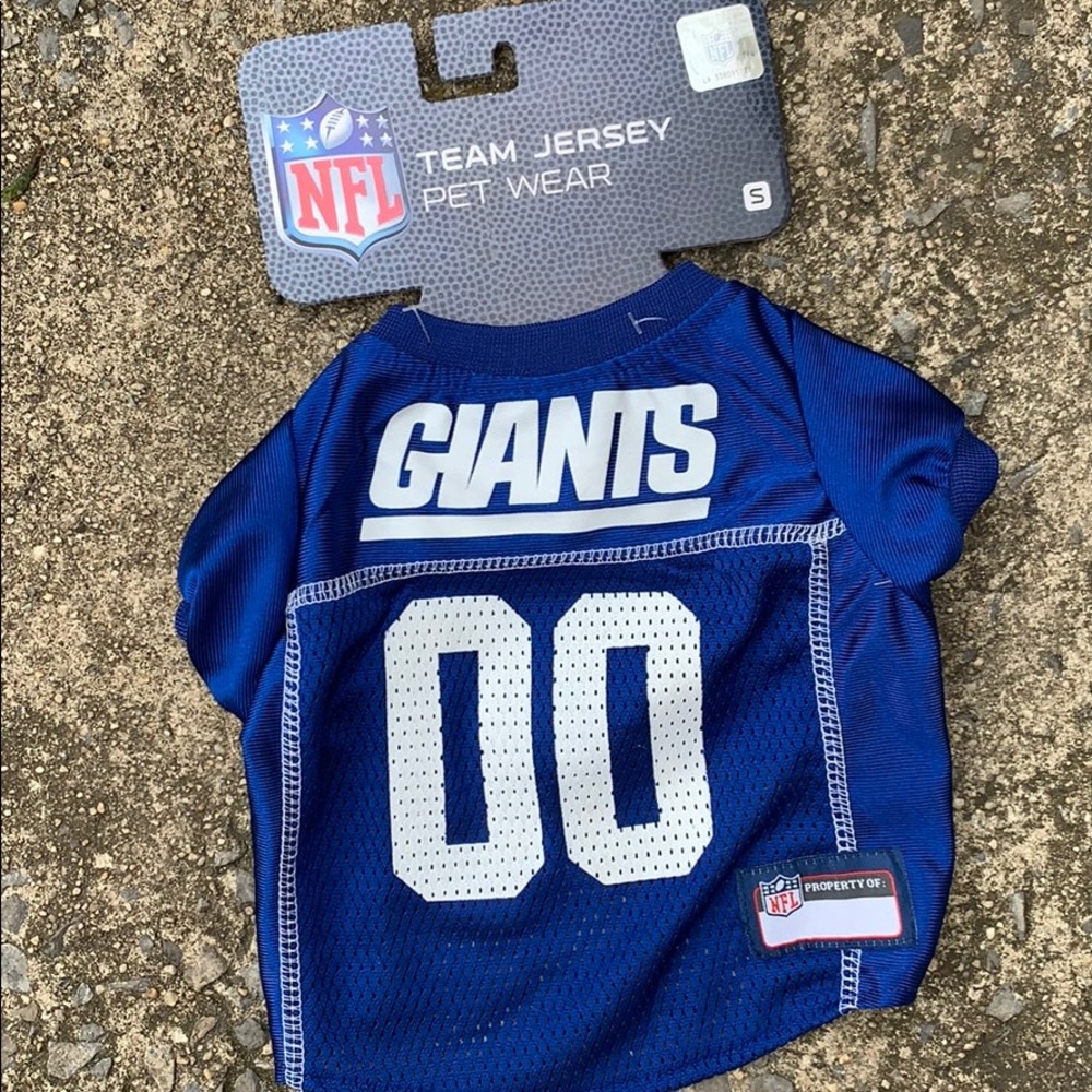 NY Giants Pet Jersey size Small